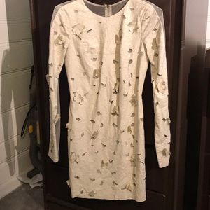 Leather and mesh Bcbg dress